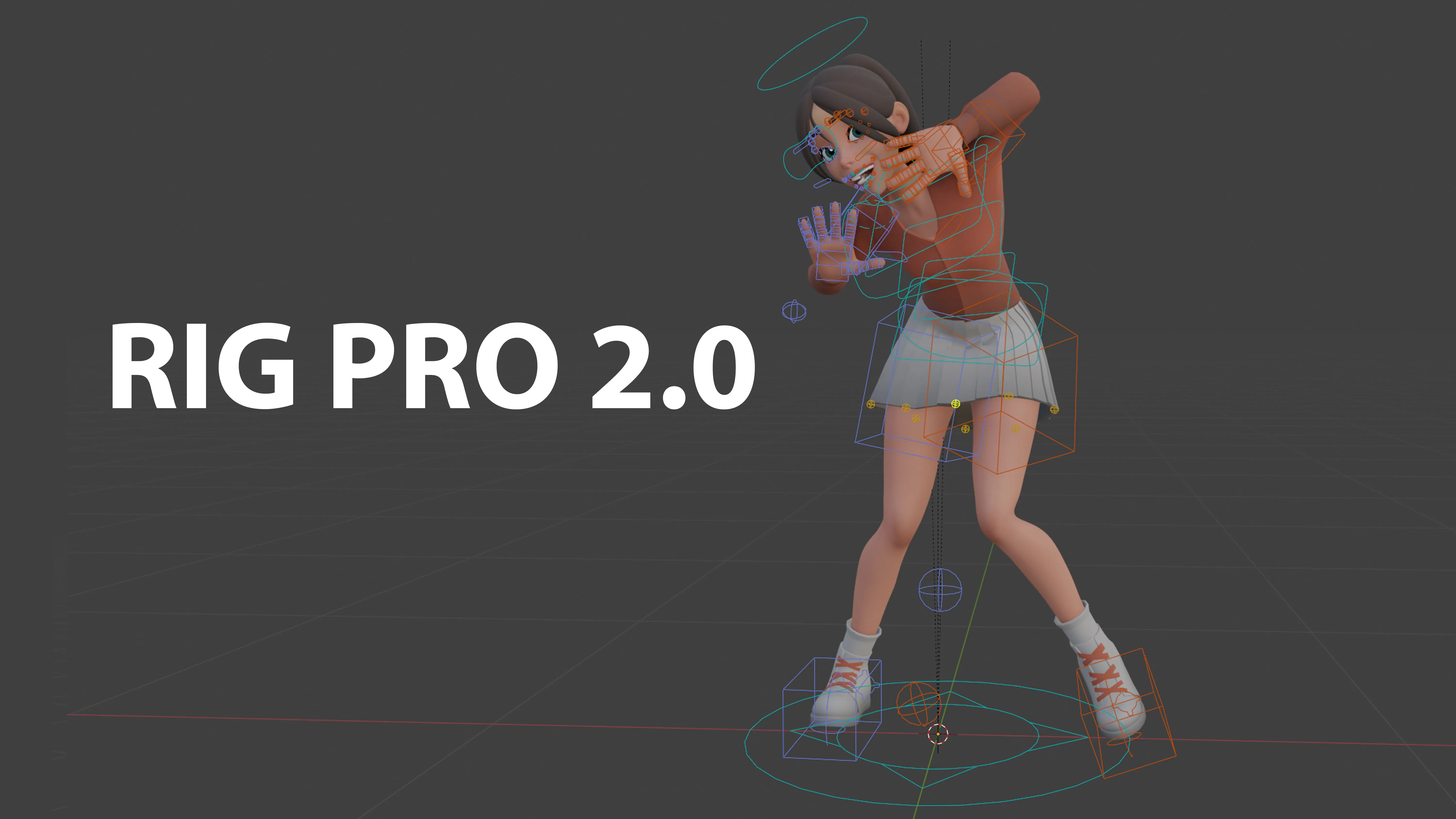 Autorig 2.0 rigging system with professional rig controls